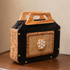 Woodlyn Cane – Handcrafted Rattan & Vegan Leather Bag