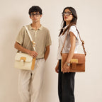 Woodlyn Crest – Handcrafted Vegan Leather Crossbody Bag for Men & Women