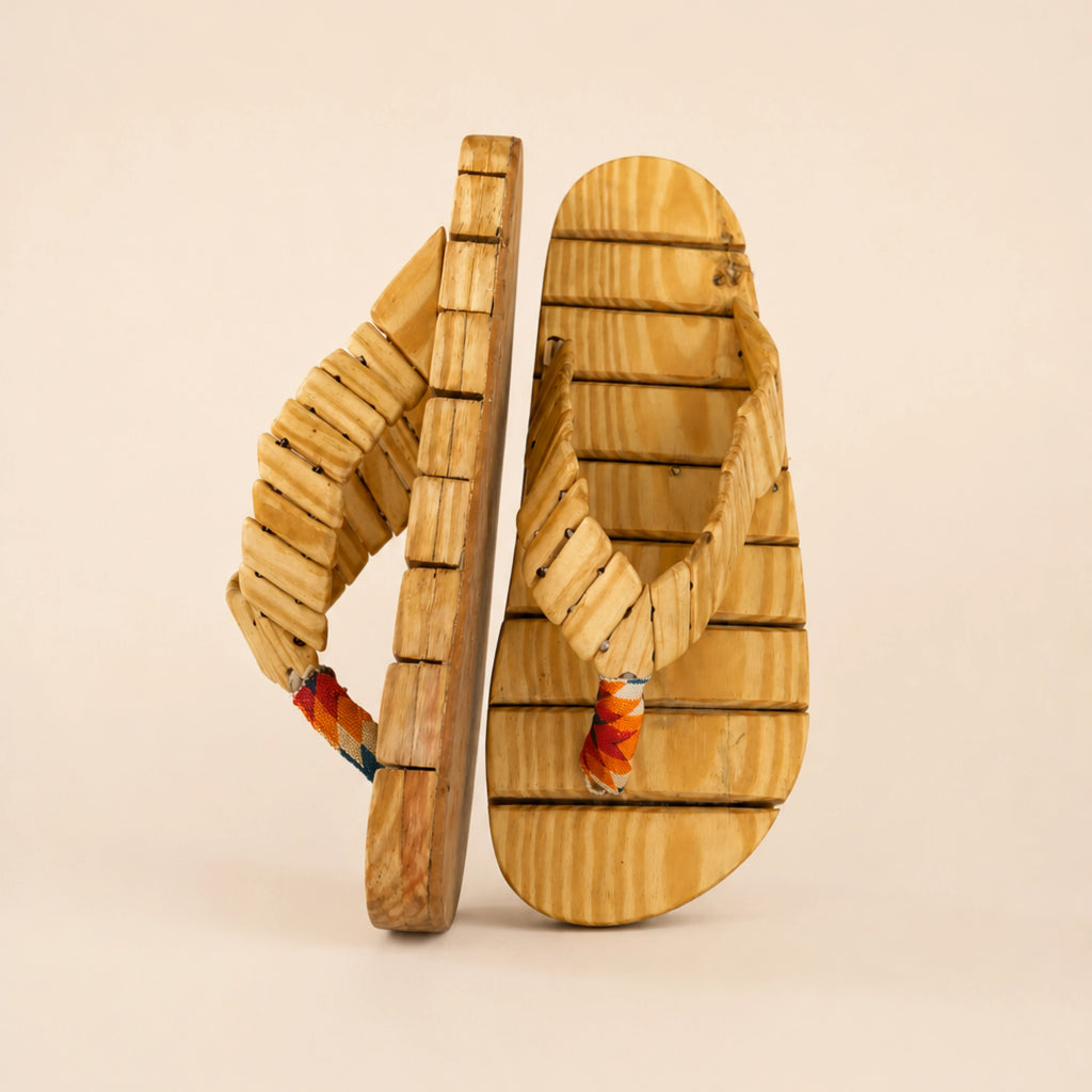 Woodlyn Knot Sandals -Handcrafted Wooden & Natural Fibre Sandals