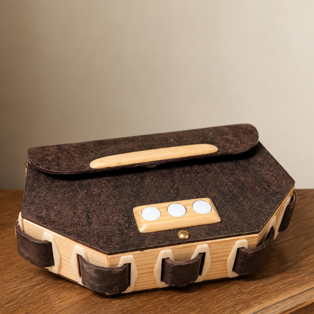 Woodlyn Loom – Handcrafted Vegan Leather Crossbody Bag