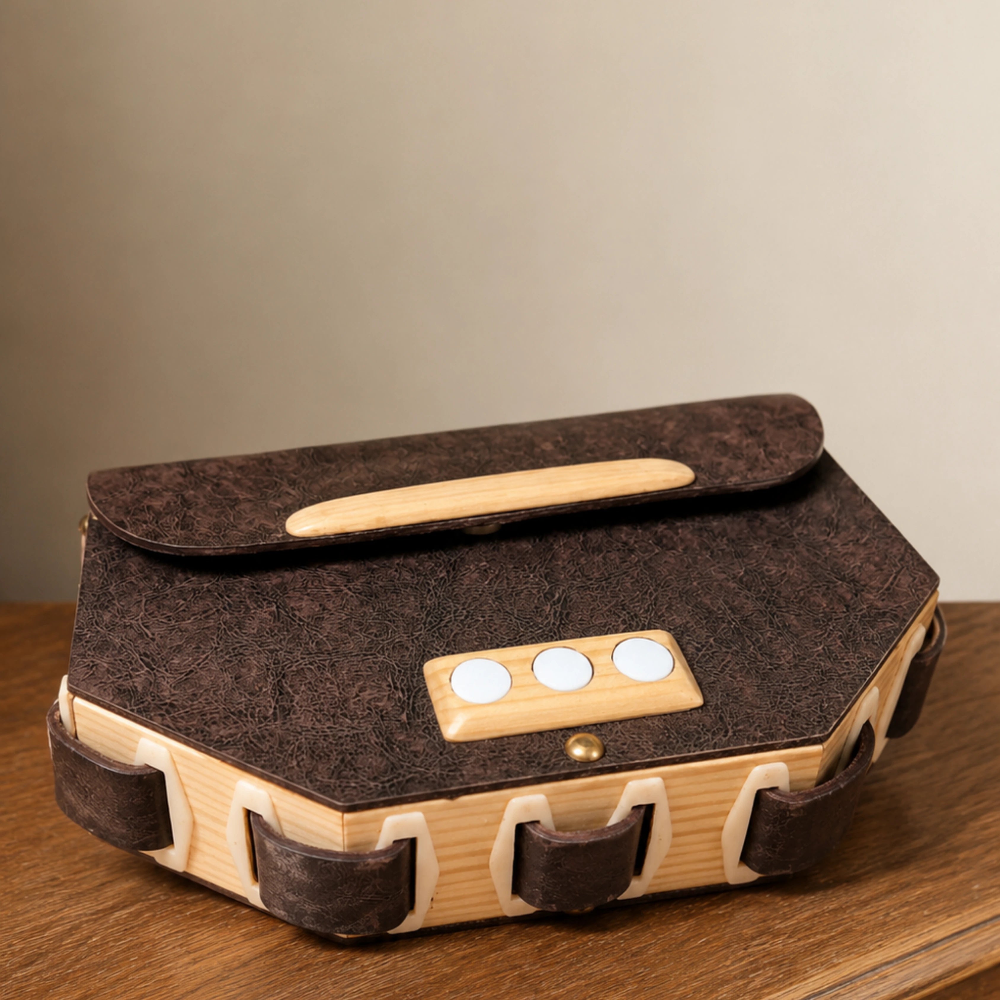 Woodlyn Loom – Handcrafted Vegan Leather Crossbody Bag