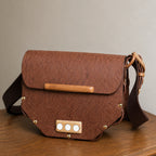 Woodlyn Loom – Handcrafted Vegan Leather Crossbody Bag