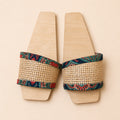 Woodlyn Reed Sandals - Handcrafted Rattan & Wooden Sandals for Men & Women