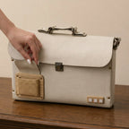 Woodlyn Ridge – Handcrafted Structured Wooden Satchel Bag for Men & Women