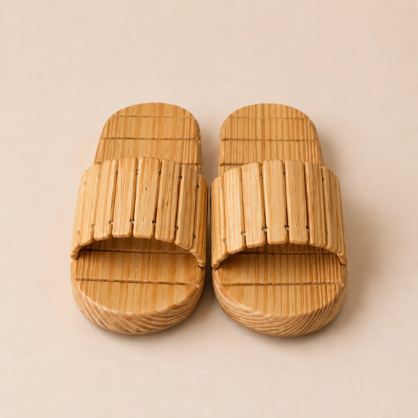 Woodlyn Slat Sandals – Handcrafted Wooden Sandals for Men & Women