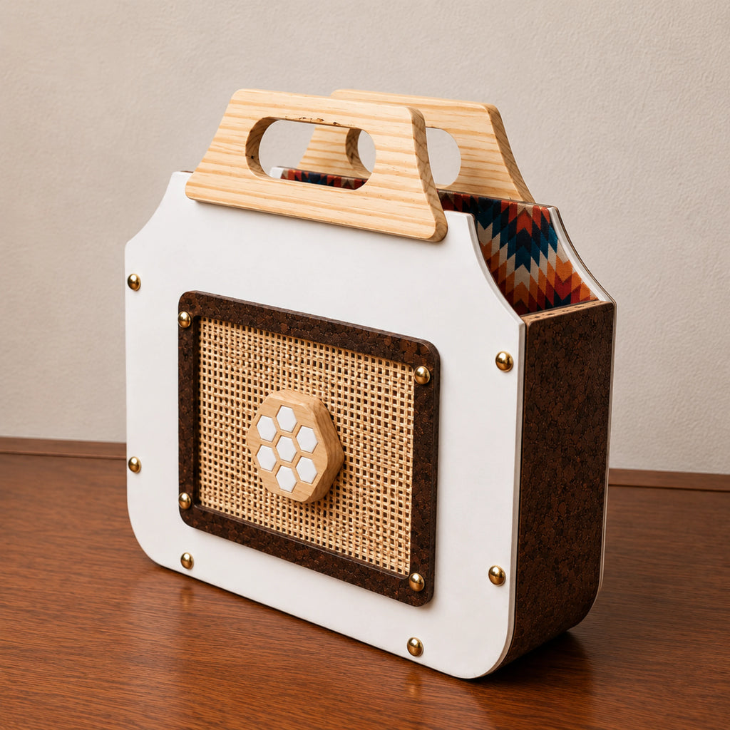 Woodlyn Cane – Handcrafted Rattan & Vegan Leather Bag